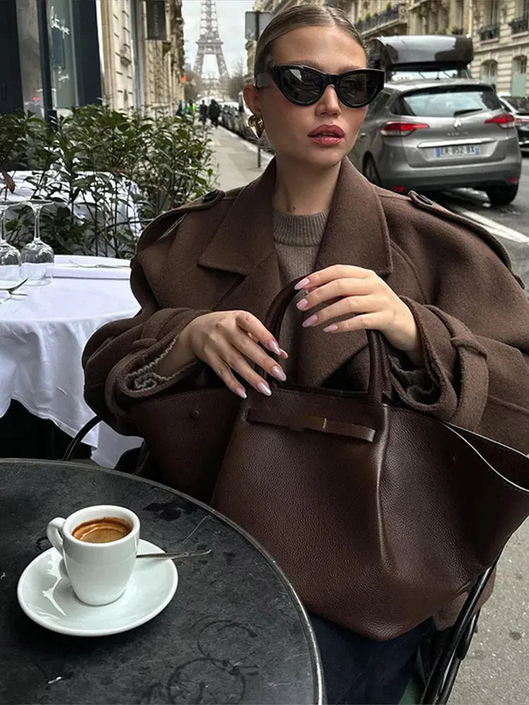 Luxeraum.de Damen Kurzjacke Vintage Look – leicht & modern