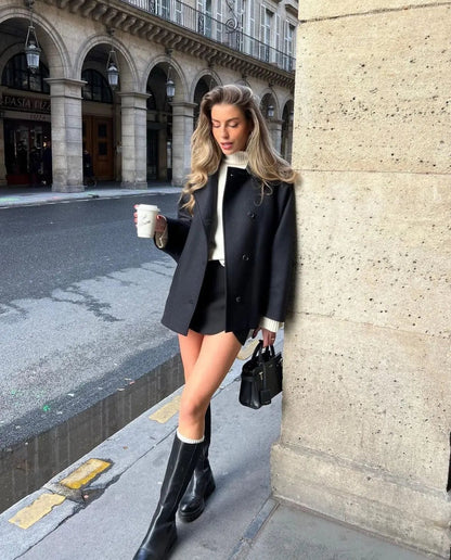 Luxeraum.de Trenchcoat Damen Mantel elegant – hochwertig und zeitlos für stilvolle Auftritte
