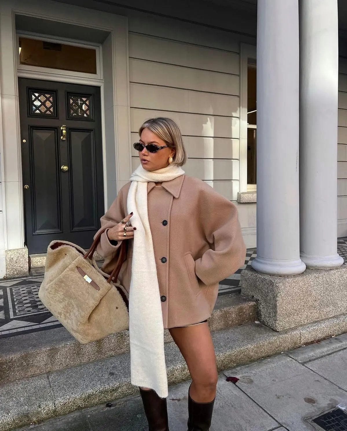 Luxeraum.de Trenchcoat Damen Mantel elegant – hochwertig und zeitlos für stilvolle Auftritte
