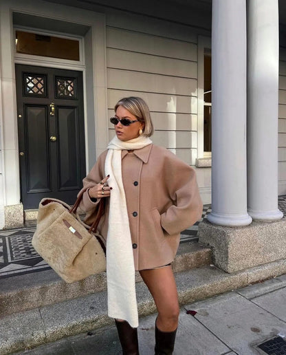 Luxeraum.de Trenchcoat Damen Mantel elegant – hochwertig und zeitlos für stilvolle Auftritte