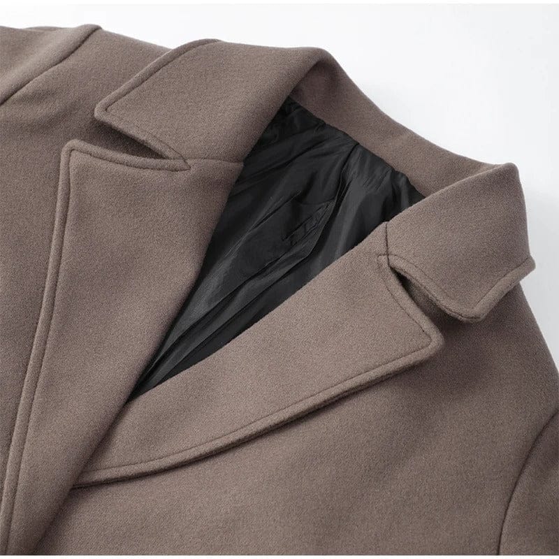 Luxeraum.de Damen Mantel elegant – Hochwertiger Reversmantel, modern und stilvoll