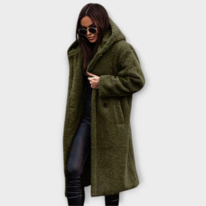 Luxeraum.de Grün / S Damen Mantel warm & kuschelig – Eleganter Wintermantel