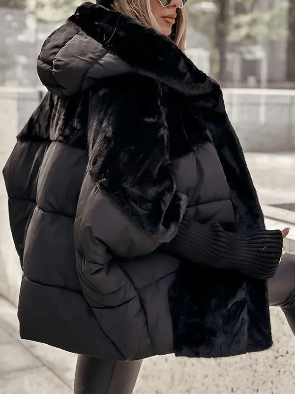 Luxeraum.de Puffer Jackets Damen Pufferjacke warm elegant gesteppte Winterjacke hochwertig