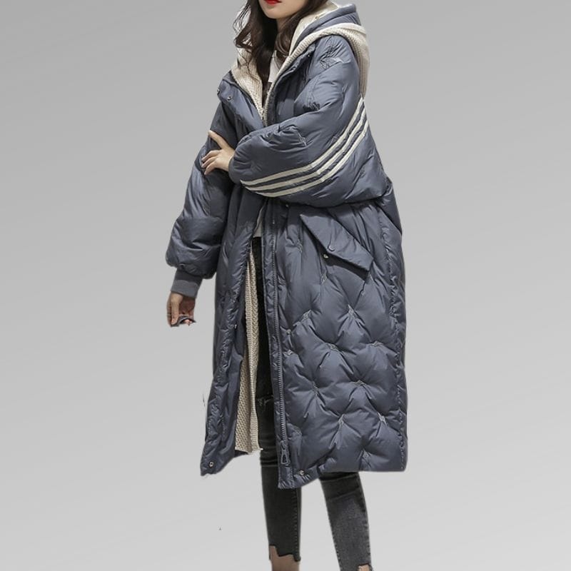 Luxeraum.de Steppjacke Blau / S Damen Pufferjacke warm und hochwertig – Premium Winterjacke