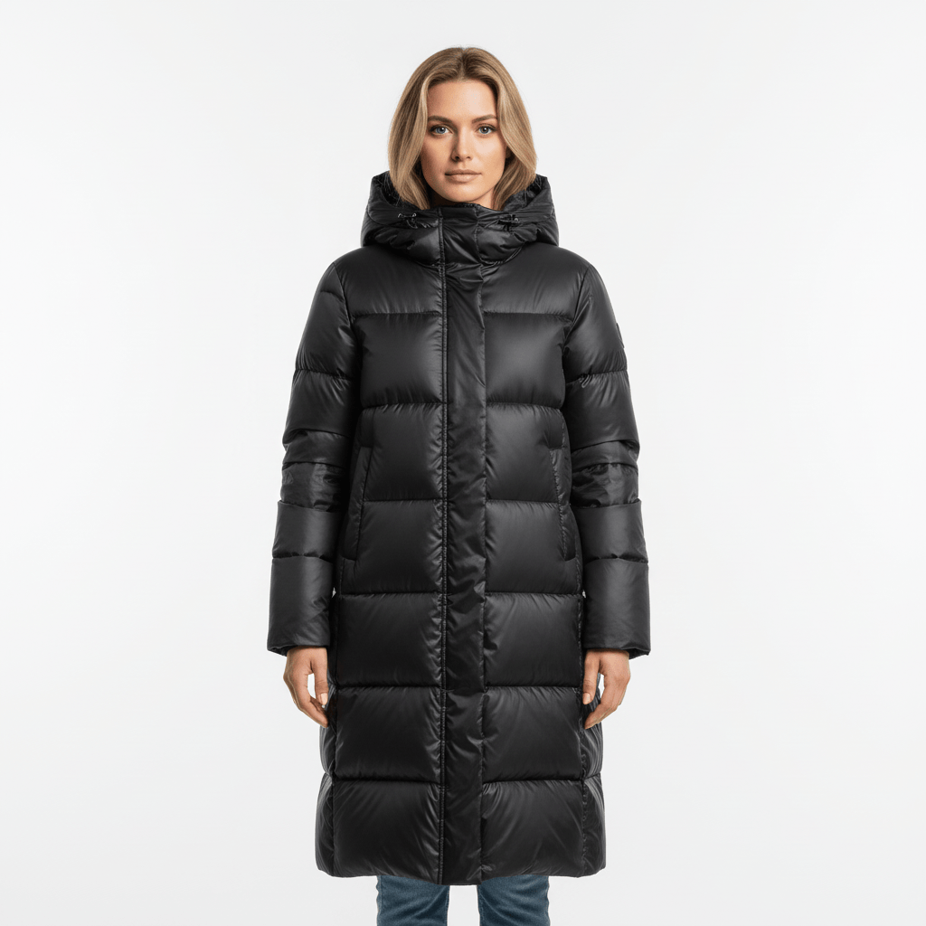 Luxeraum.de Puffer Jackets Damen Puffermantel lang – warm, modern und elegant für den Winter