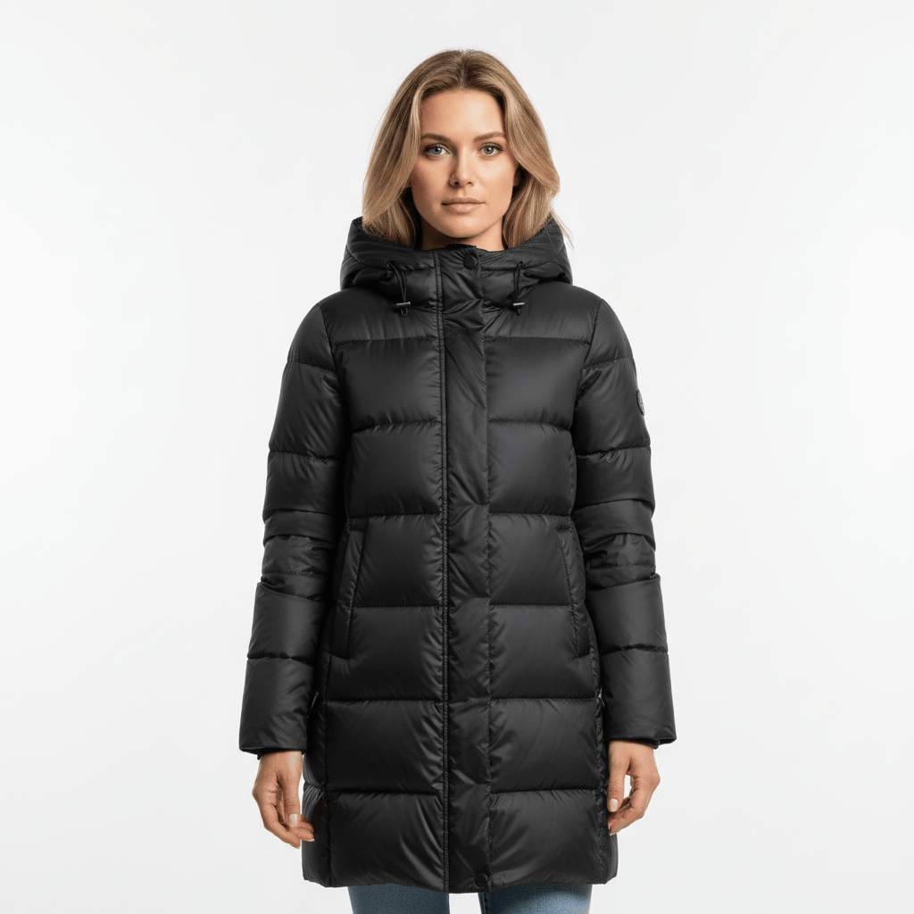 Luxeraum.de Puffer Jackets Damen Puffermantel lang – warm, modern und elegant für den Winter