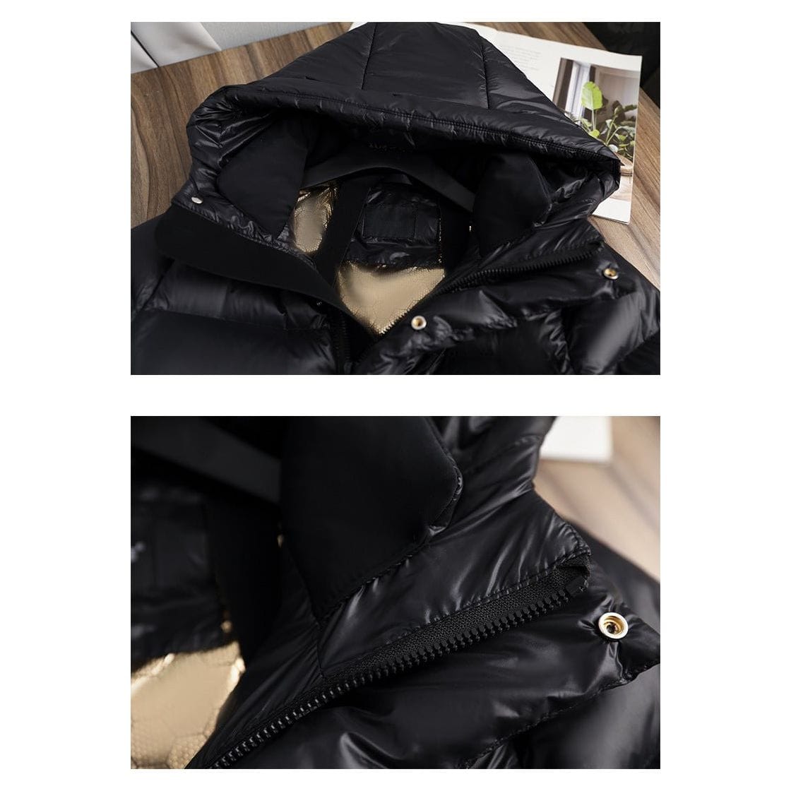 Luxeraum.de Puffer Jackets Damen Puffermantel lang – warm, modern und elegant für den Winter