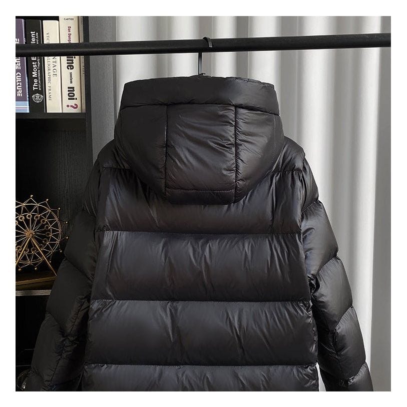 Luxeraum.de Puffer Jackets Damen Puffermantel lang – warm, modern und elegant für den Winter