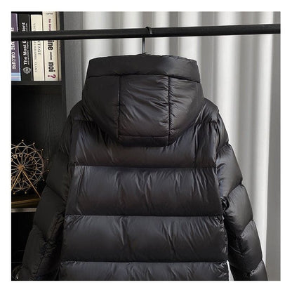 Luxeraum.de Puffer Jackets Damen Puffermantel lang – warm, modern und elegant für den Winter