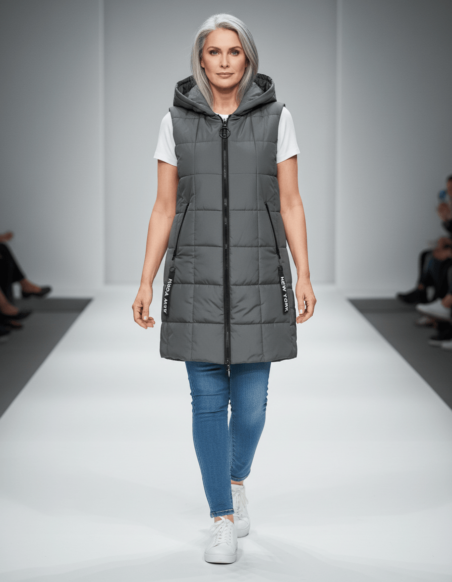 Luxeraum.de Dame yttertøy Damen Pufferweste warm und modern – Ikonisches Design