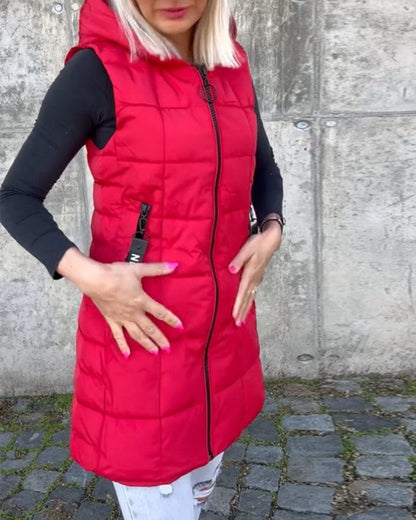 Luxeraum.de Dame yttertøy Damen Pufferweste warm und modern – Ikonisches Design