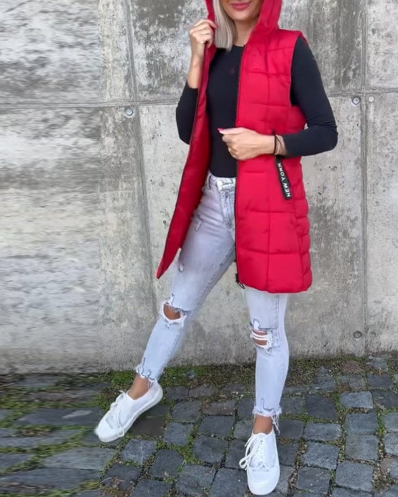 Luxeraum.de Dame yttertøy Damen Pufferweste warm und modern – Ikonisches Design