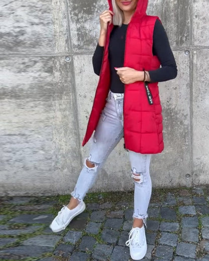 Luxeraum.de Dame yttertøy Damen Pufferweste warm und modern – Ikonisches Design