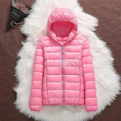 Luxeraum.de Fuchsie / S Damen Regenjacke wasserdicht – leicht & modern