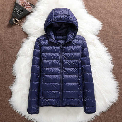 Luxeraum.de Marineblau / S Damen Regenjacke wasserdicht – leicht & modern