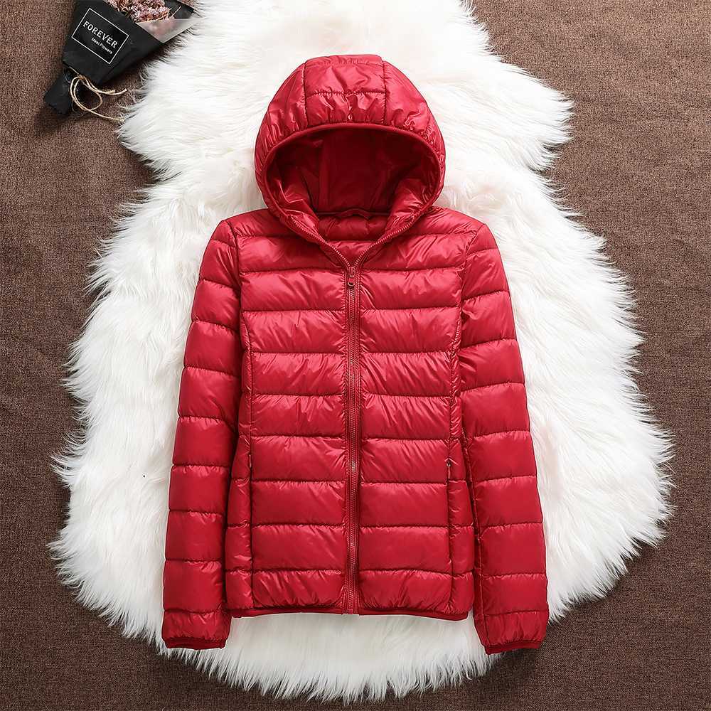 Luxeraum.de Rot / S Damen Regenjacke wasserdicht – leicht & modern