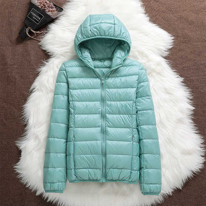 Luxeraum.de Türkis / S Damen Regenjacke wasserdicht – leicht & modern