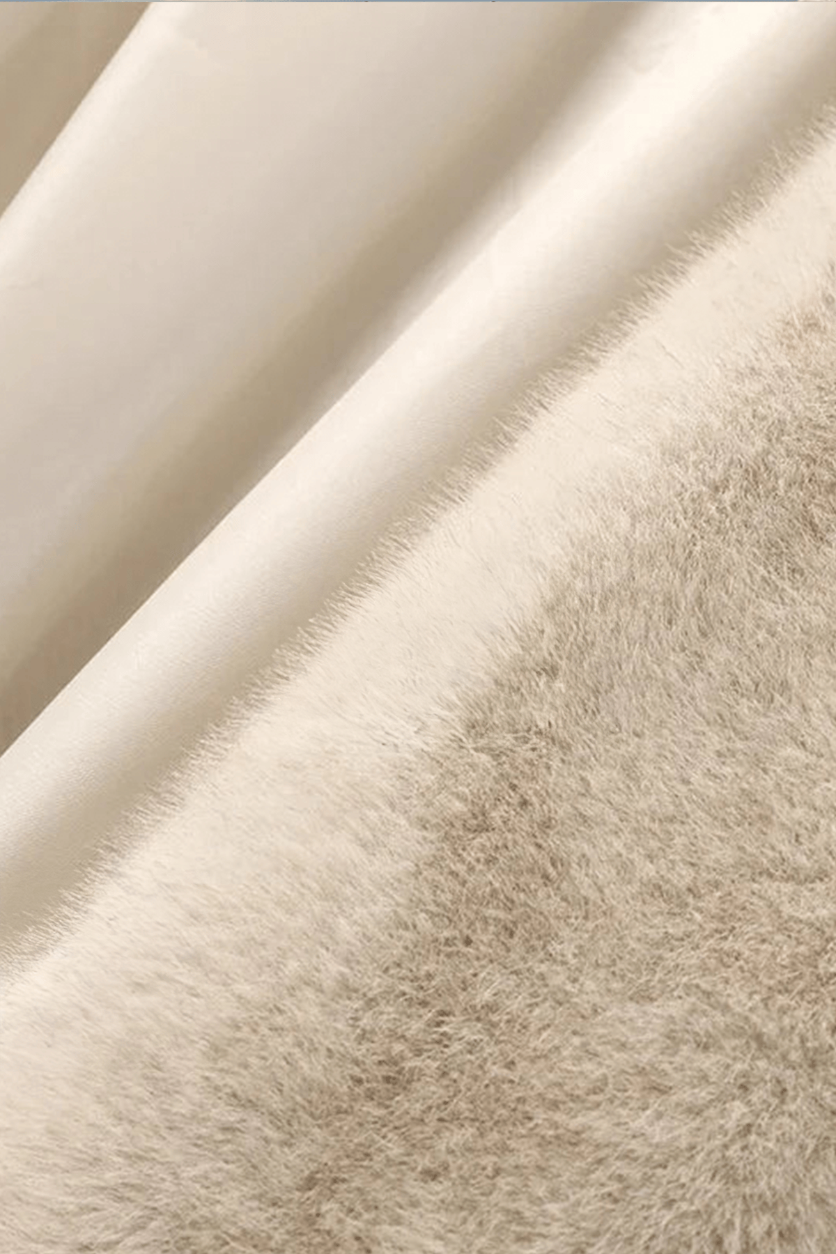 Luxeraum.de Damen Teddy Mantel mit Kapuze – warm & hochwertig