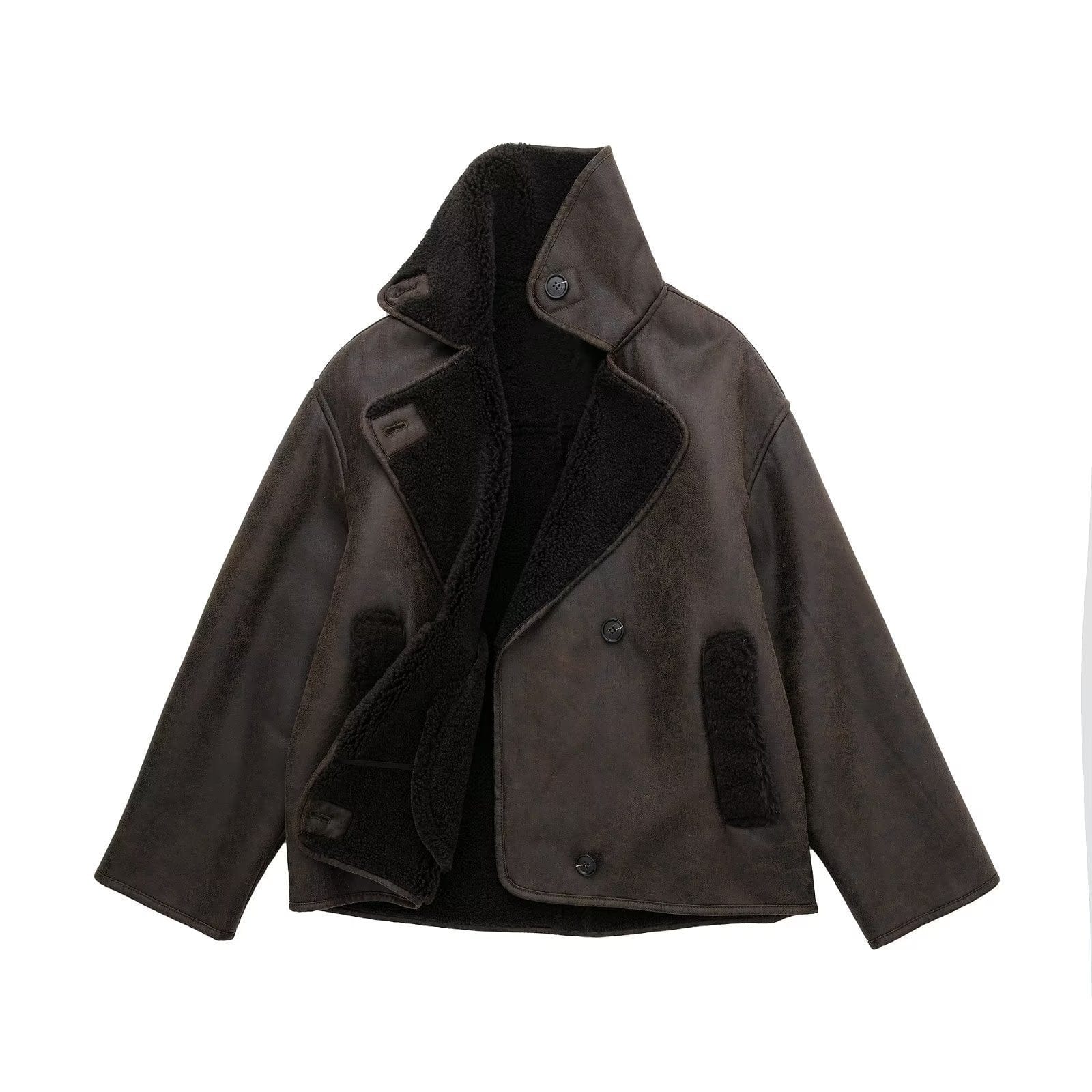 Luxeraum.de Cardigans Damen Teddyjacke warm und hochwertig
