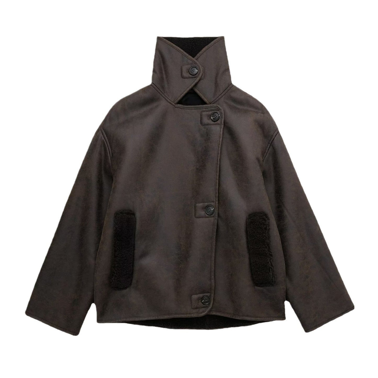 Luxeraum.de Cardigans Damen Teddyjacke warm und hochwertig