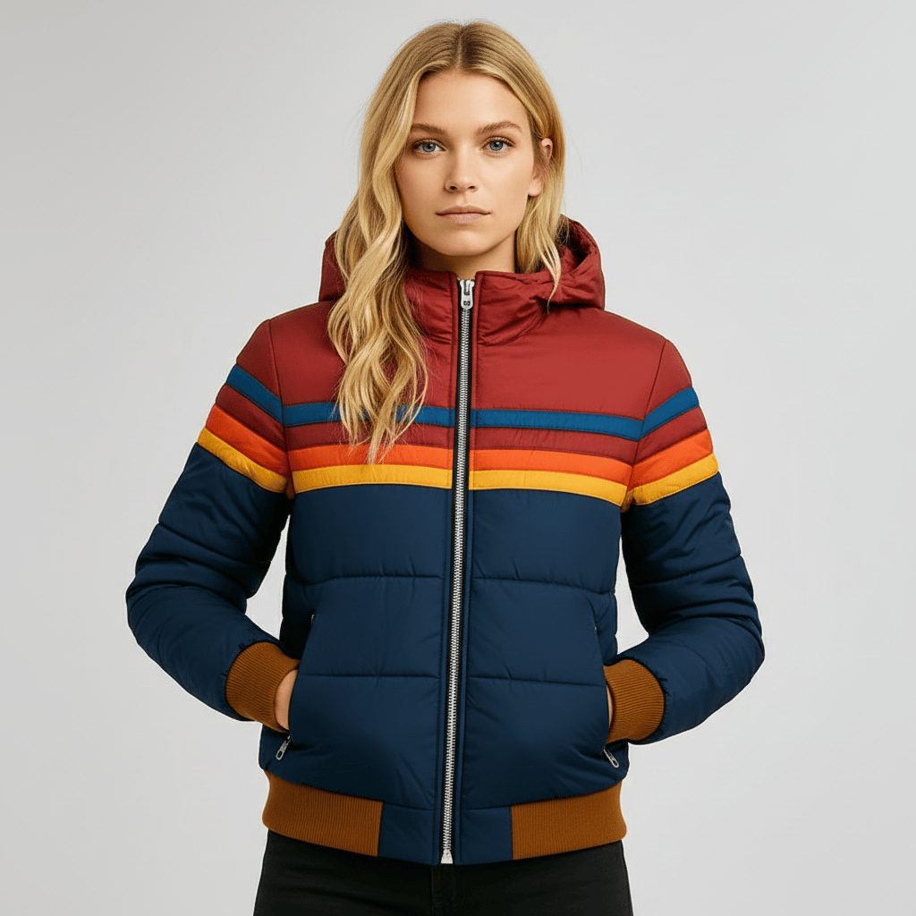 Luxeraum.de Jackets Marineblau / XS Damen Thermojacke winddicht warm – Premium Winterjacke
