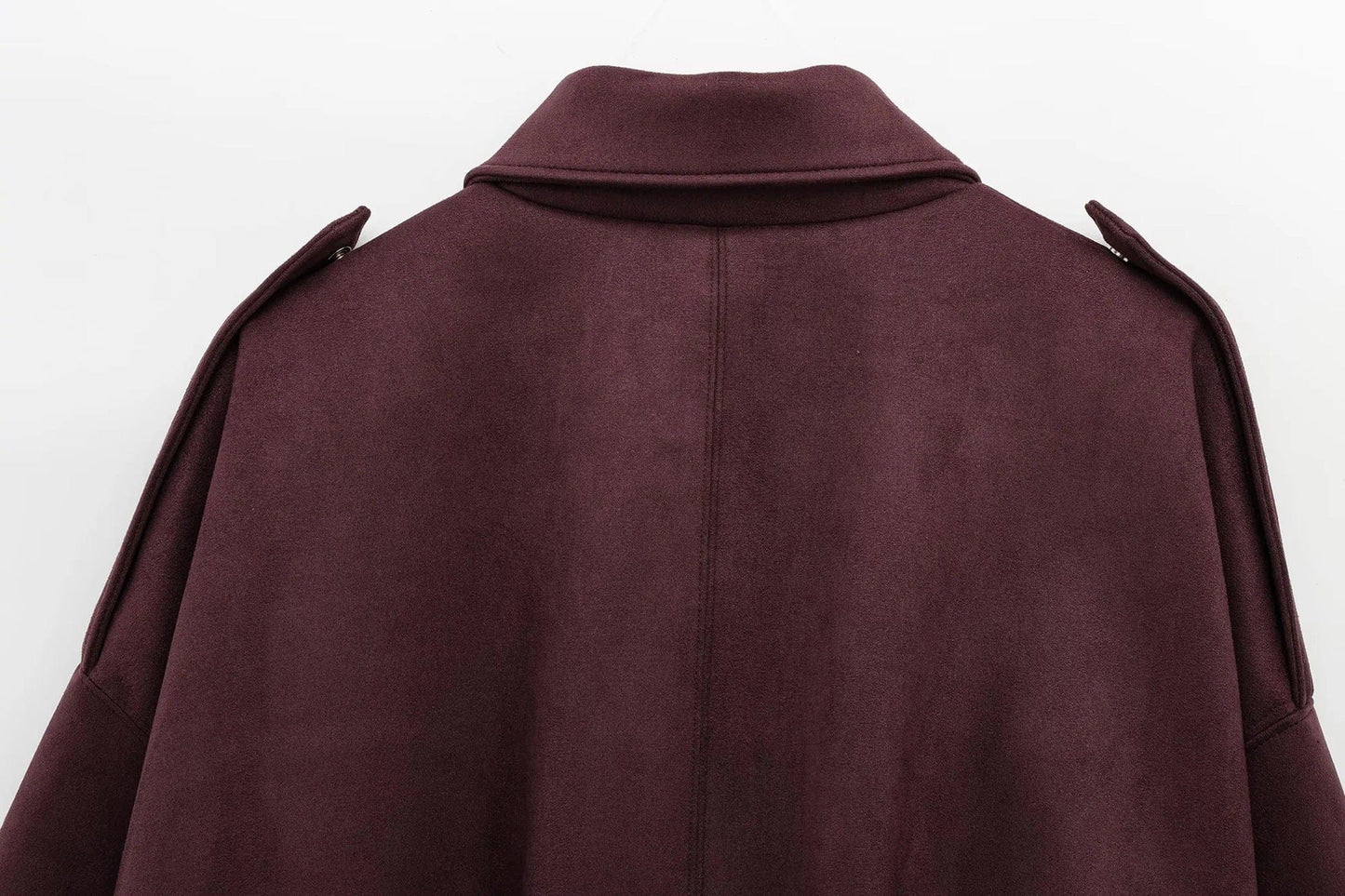 Luxeraum.de Damen Wildlederjacke Oversized – modern und hochwertig