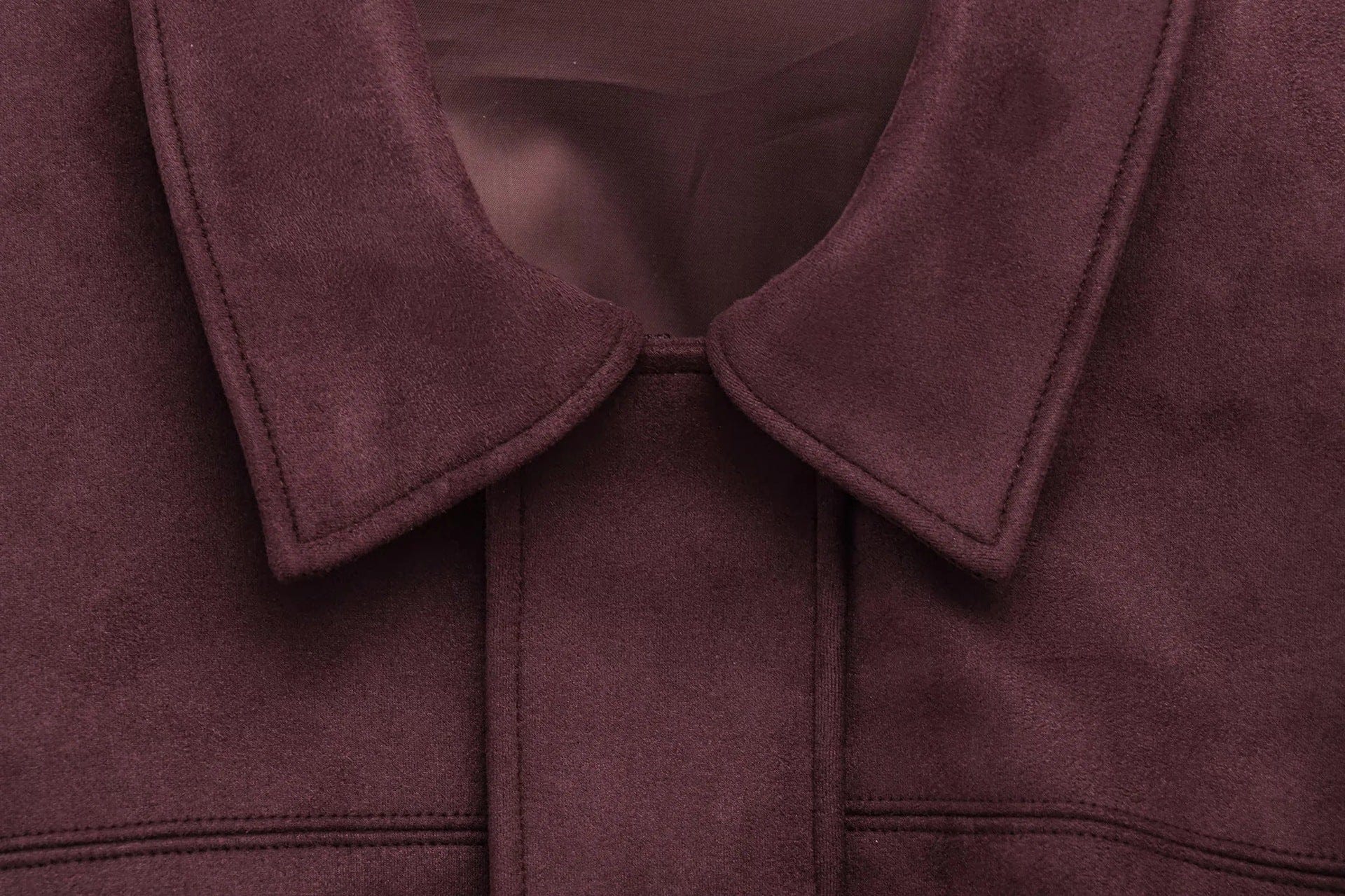 Luxeraum.de Damen Wildlederjacke Oversized – modern und hochwertig