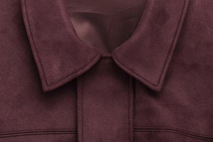 Luxeraum.de Damen Wildlederjacke Oversized – modern und hochwertig