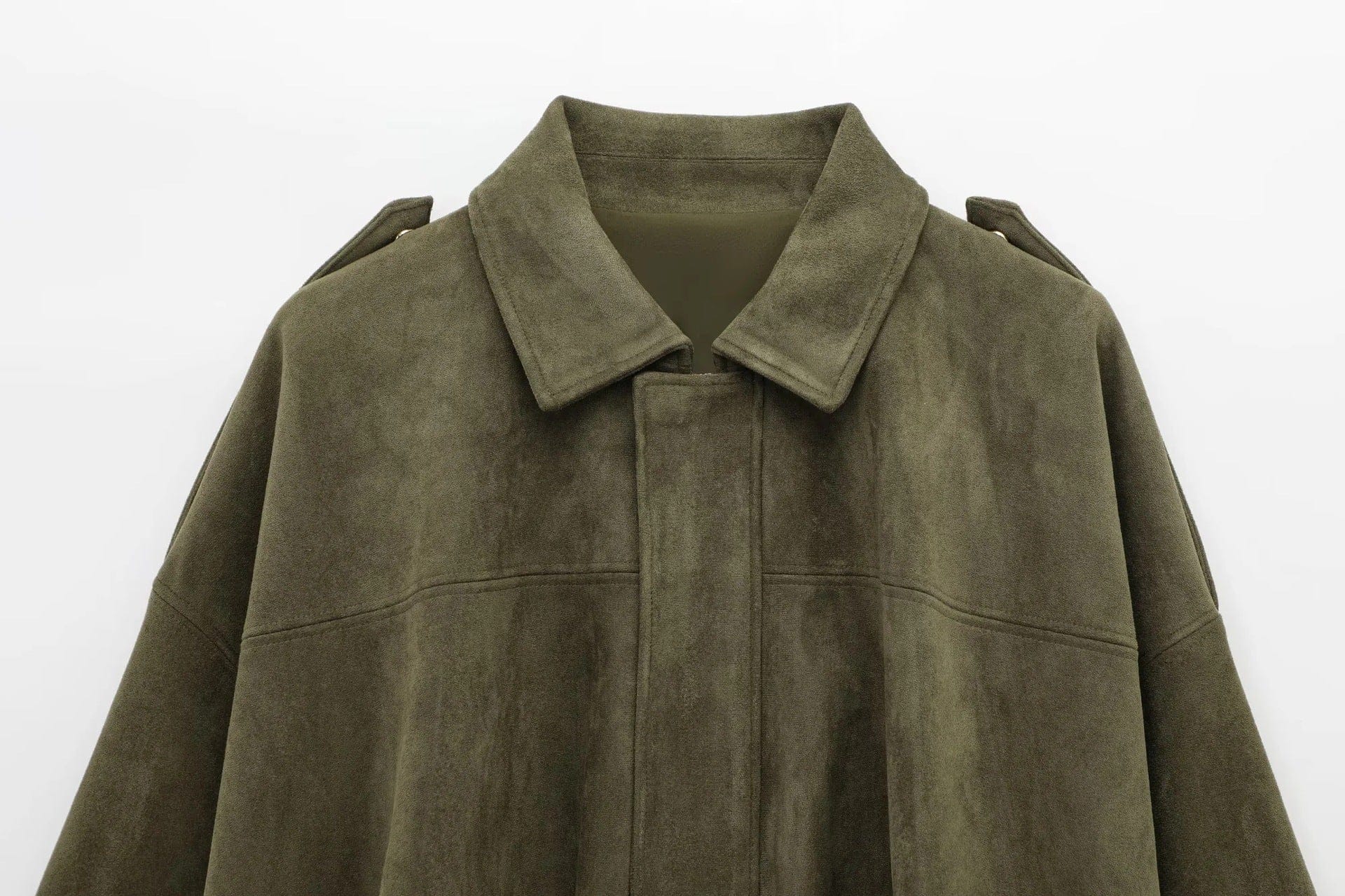 Luxeraum.de Damen Wildlederjacke Oversized – modern und hochwertig