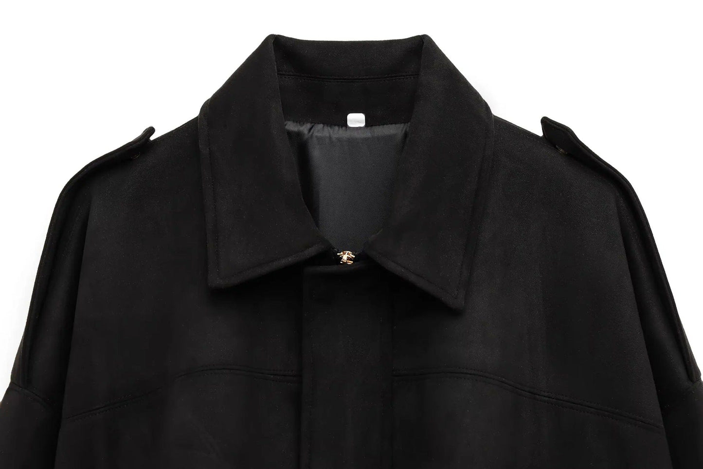 Luxeraum.de Damen Wildlederjacke Oversized – modern und hochwertig