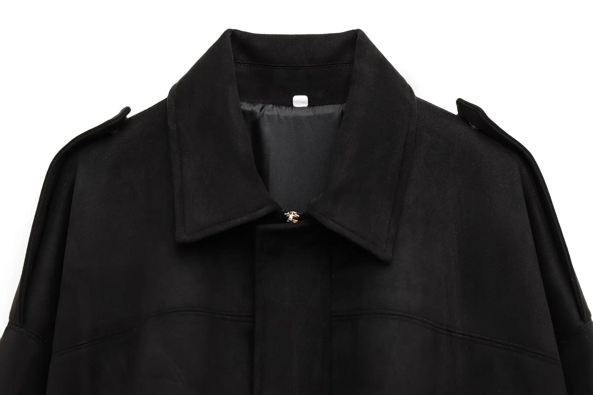 Luxeraum.de Damen Wildlederjacke Oversized – modern und hochwertig