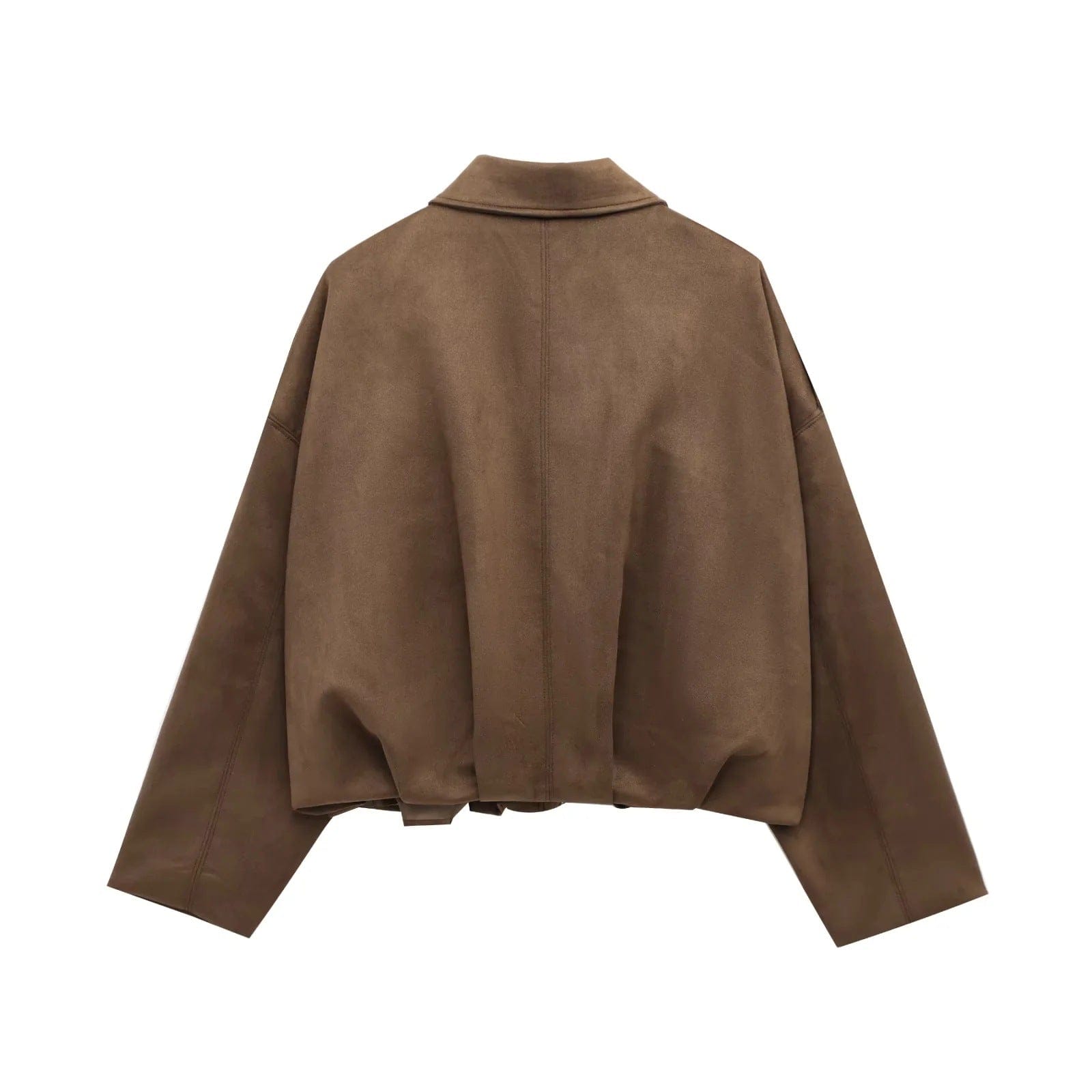 Luxeraum.de Damen Wildlederjacke Oversized – modern und hochwertig