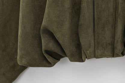 Luxeraum.de Damen Wildlederjacke Oversized – modern und hochwertig