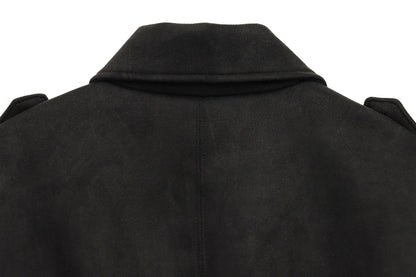 Luxeraum.de Damen Wildlederjacke Oversized – modern und hochwertig