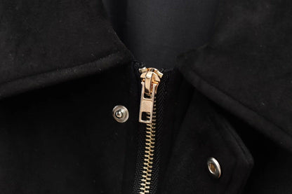 Luxeraum.de Damen Wildlederjacke Oversized – modern und hochwertig