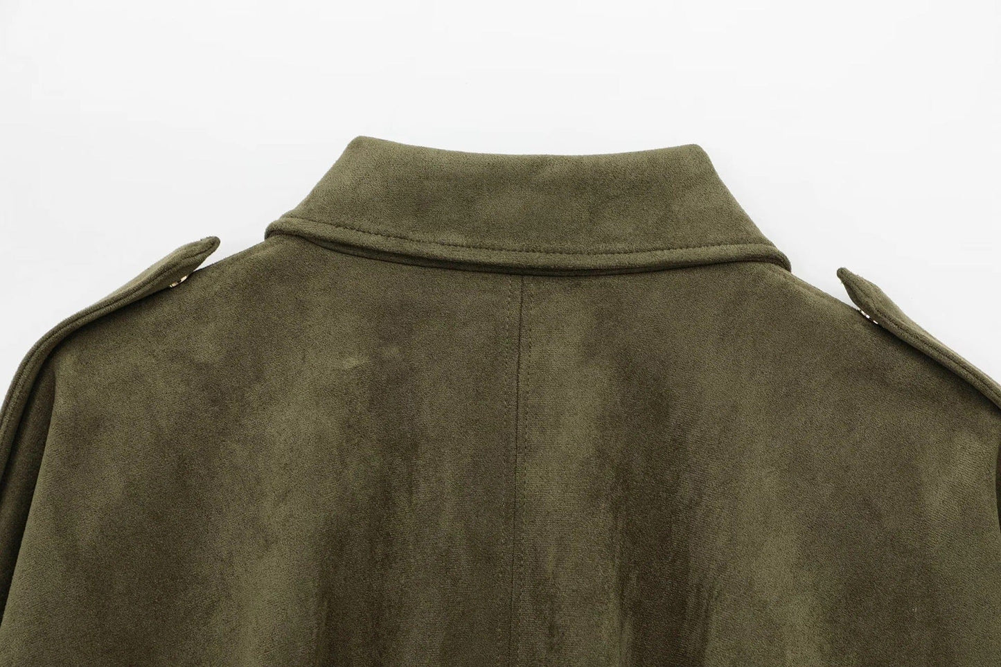 Luxeraum.de Damen Wildlederjacke Oversized – modern und hochwertig