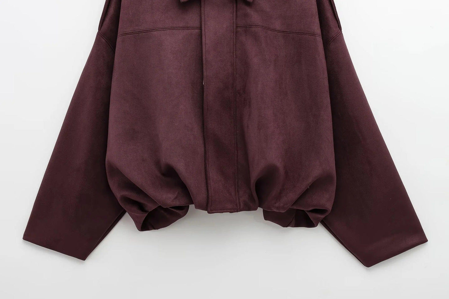 Luxeraum.de Damen Wildlederjacke Oversized – modern und hochwertig