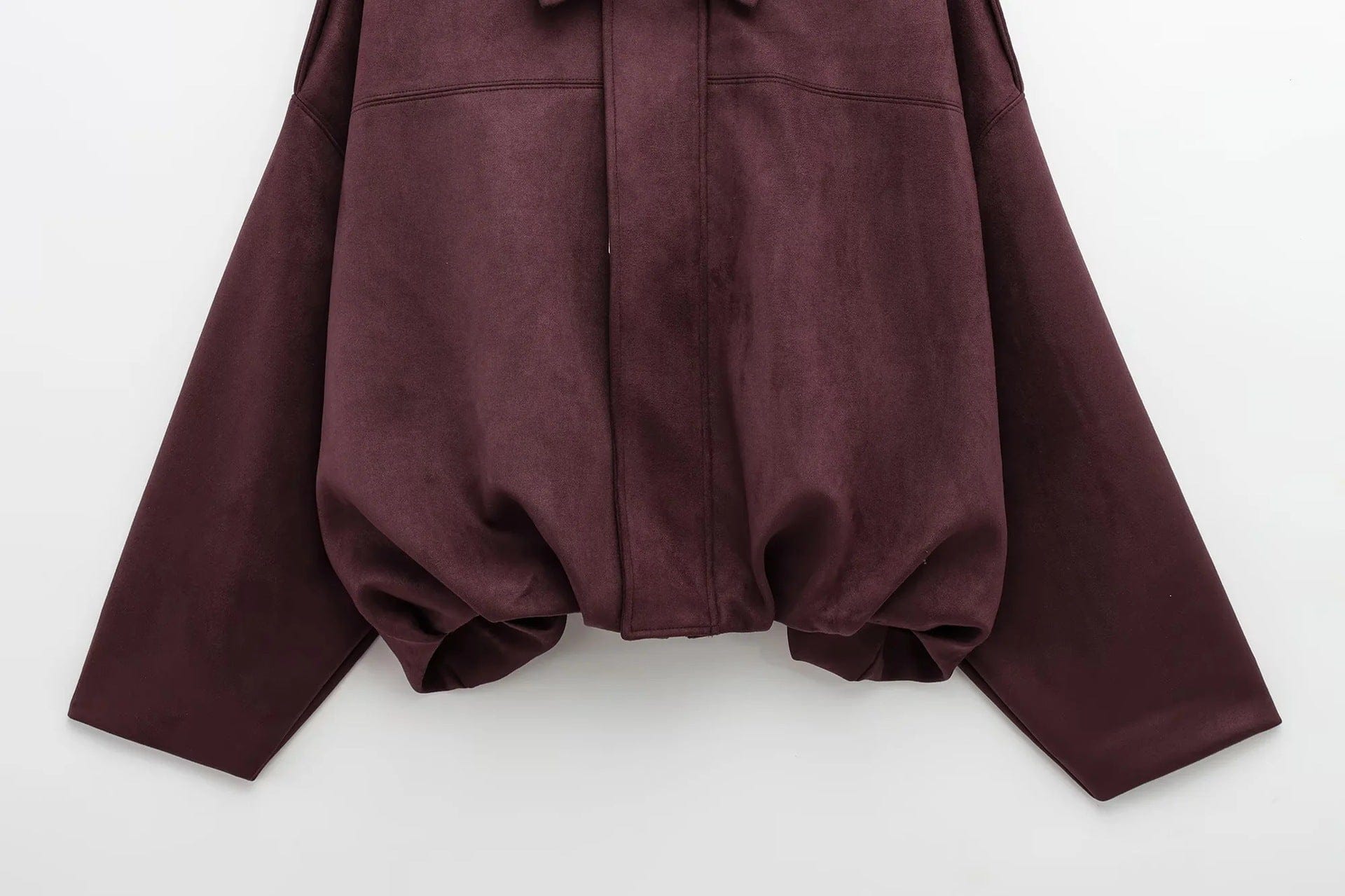 Luxeraum.de Damen Wildlederjacke Oversized – modern und hochwertig