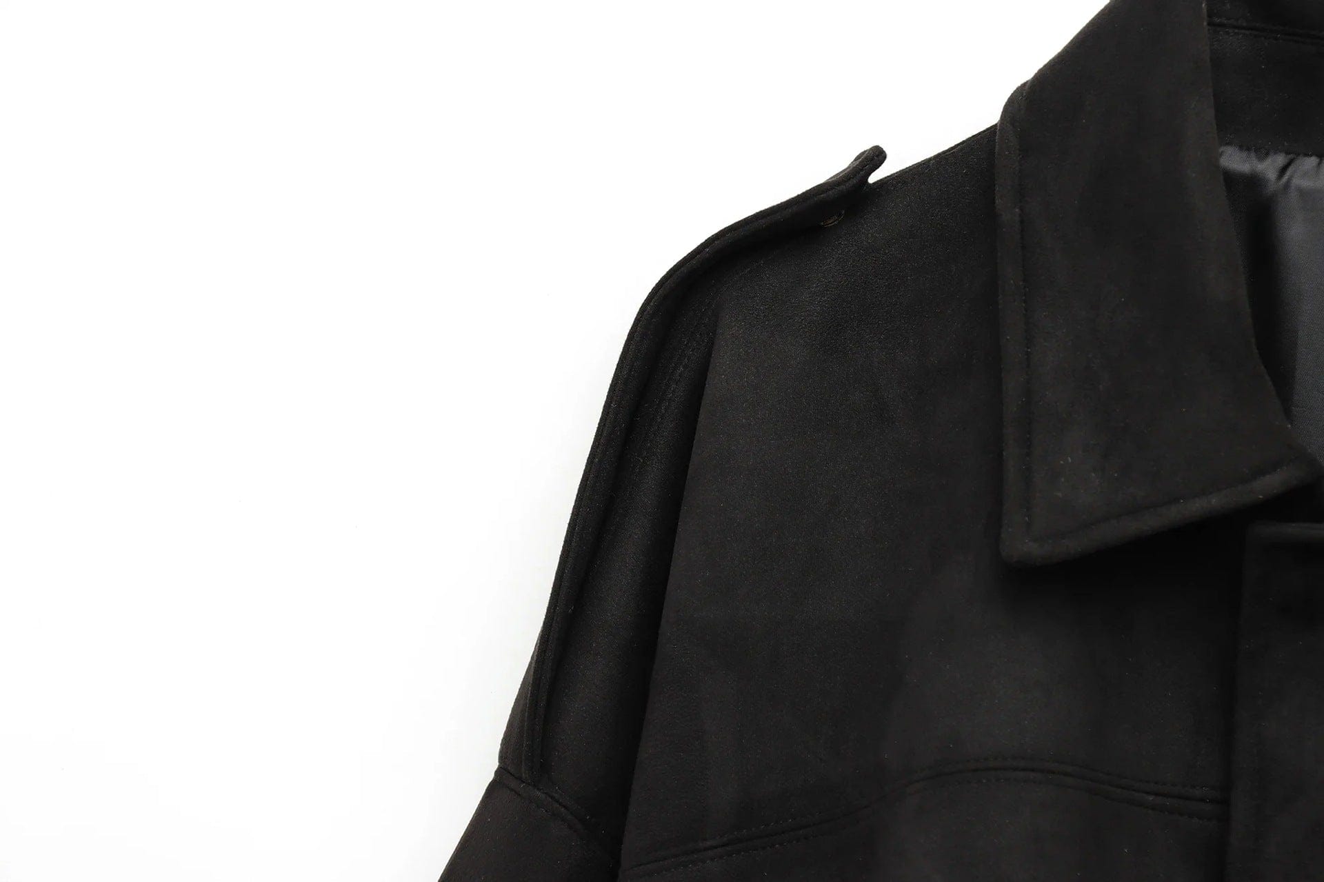 Luxeraum.de Damen Wildlederjacke Oversized – modern und hochwertig