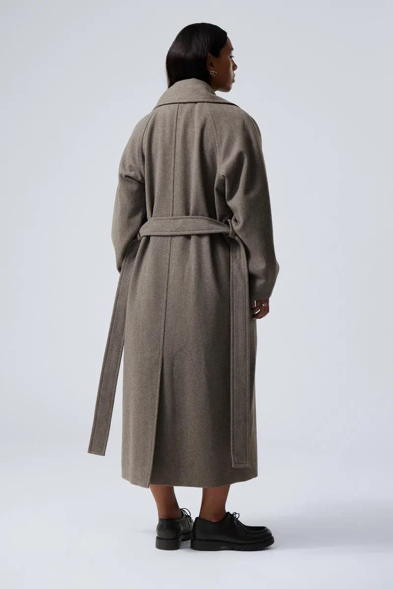 Luxeraum.de Trenchcoat Damen Wollmantel lang Oversize – hochwertig und elegant