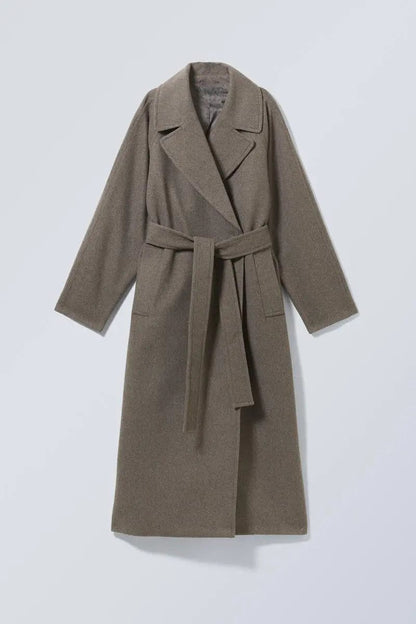 Luxeraum.de Trenchcoat Damen Wollmantel lang Oversize – hochwertig und elegant