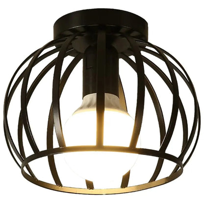 Luxeraum.de Ceiling Light Fixtures Default Deckenleuchte Schwarz – Industrie Design – Ø30 cm – Metall