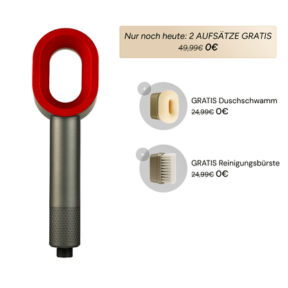 Luxeraum.de Handheld Shower Heads Grau Doyoo Pure 3in1 Premium Filterduschkopf