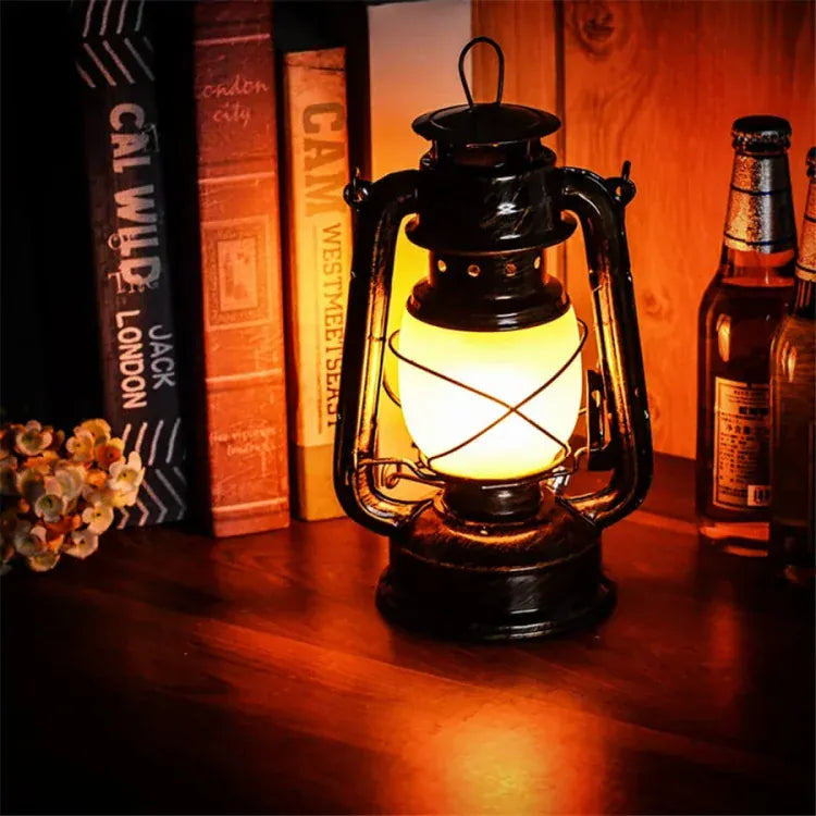 Luxeraum.de Camping Lights & Lanterns FlamaGlow – Wiederaufladbare LED-Campinglaterne - Dimmbar - Wasserdicht- Tragbar