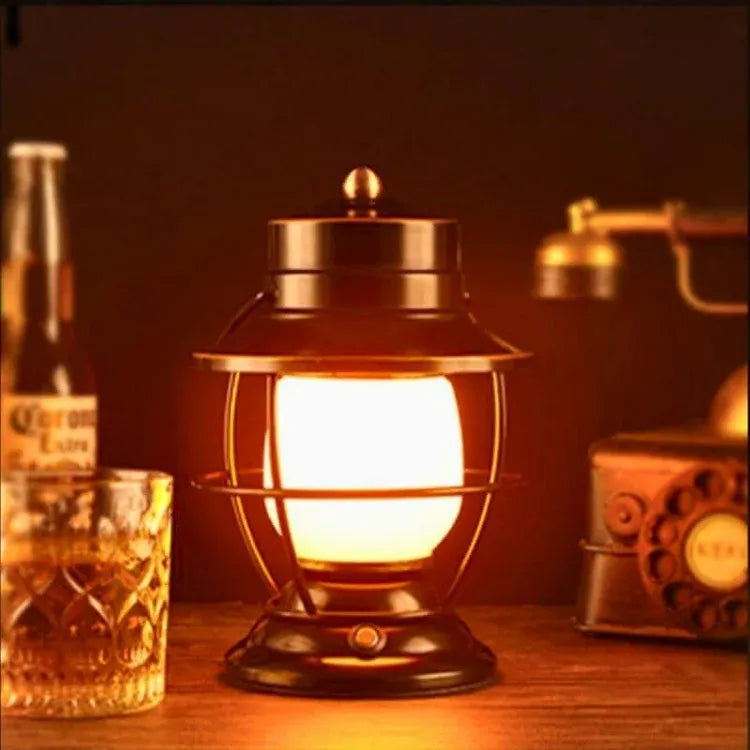 Luxeraum.de Camping Lights & Lanterns C / Feuer FlamaGlow – Wiederaufladbare LED-Campinglaterne - Dimmbar - Wasserdicht- Tragbar