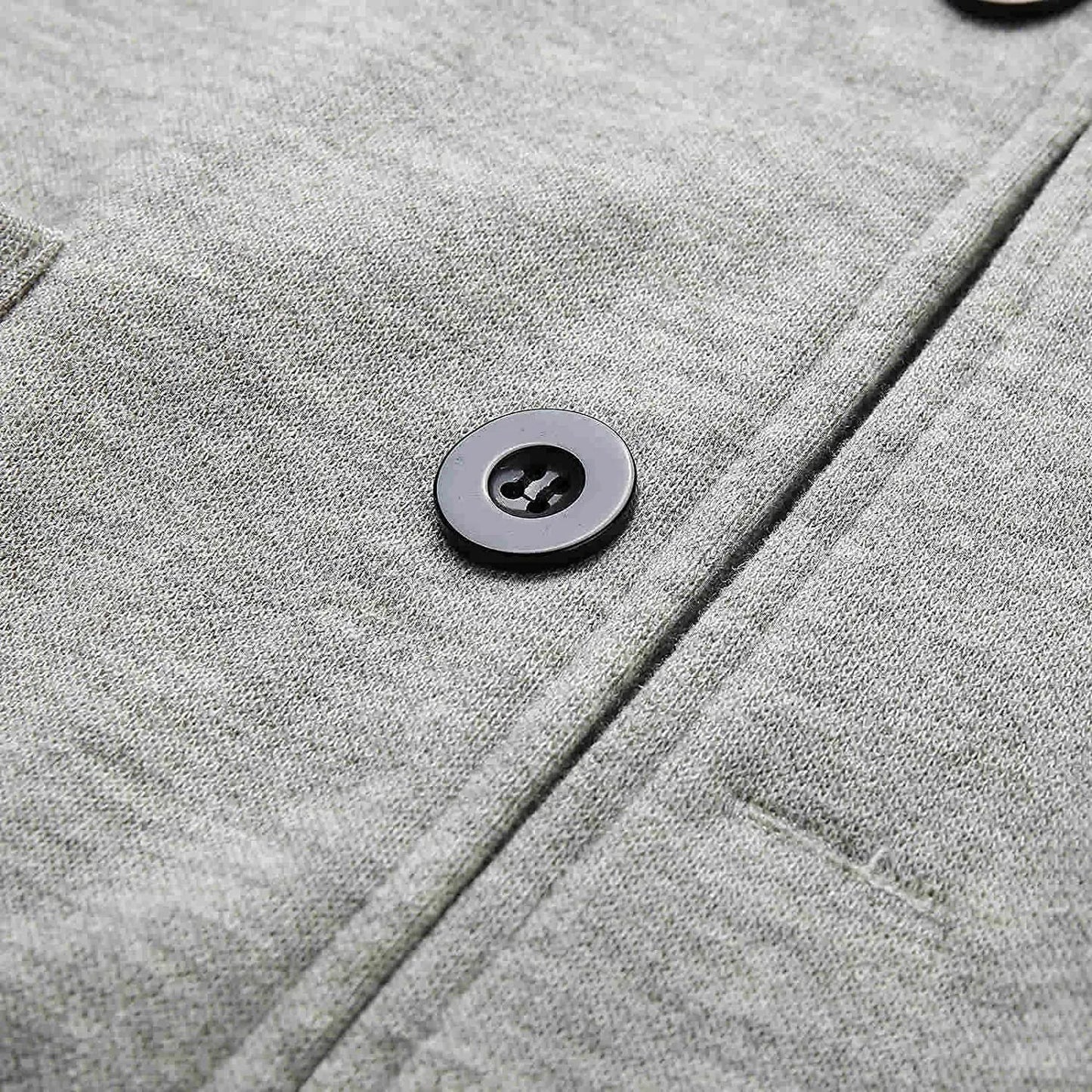 Luxeraum.de Vests Freizeit-Blazer – Polyester – klassisches Revers mit Zweiknopf-Verschluss – Herren