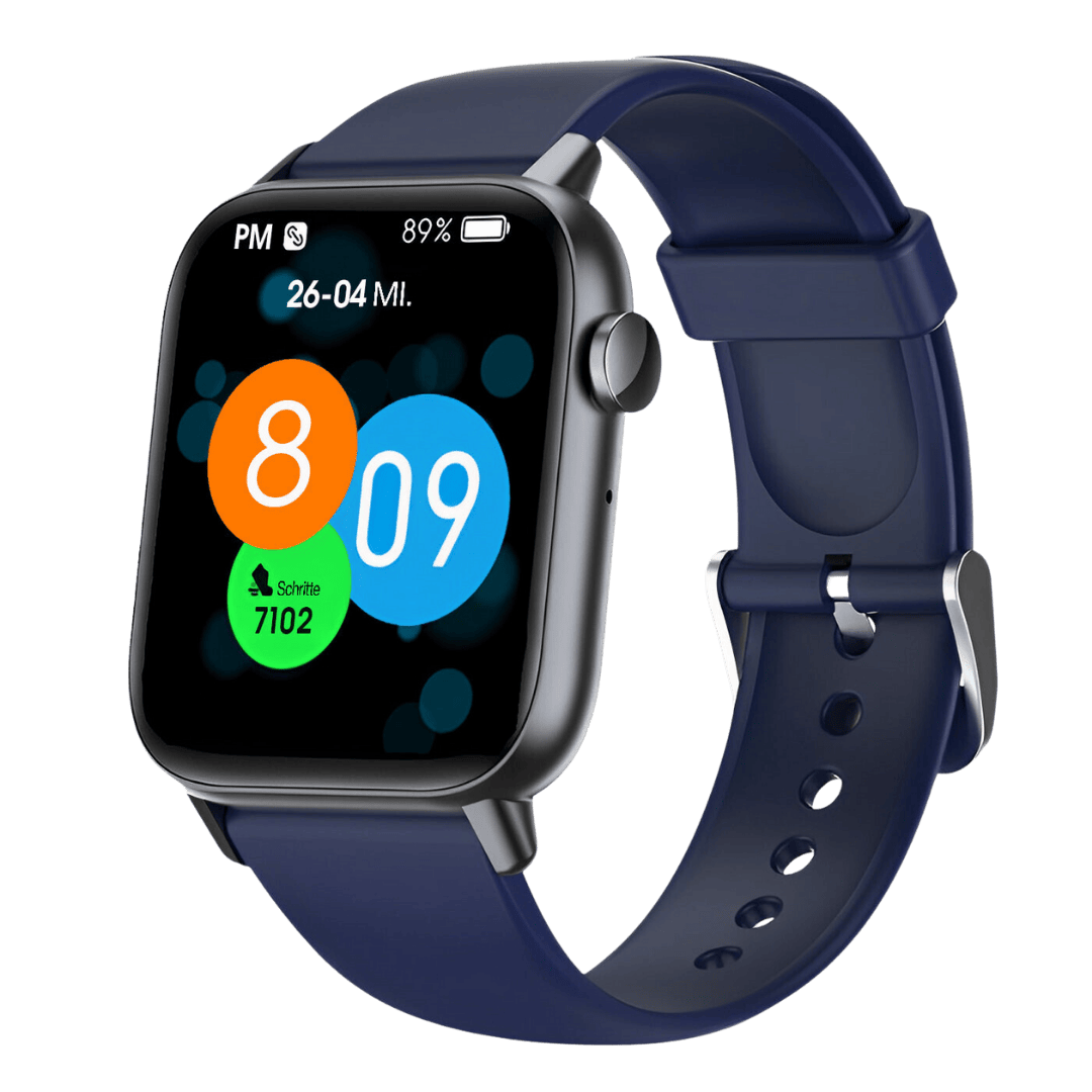Luxeraum.de Fitness Smartwatch Blau Gard Pro Health Smartwatch - Smartwatch für Damen & Herren – Touch Display