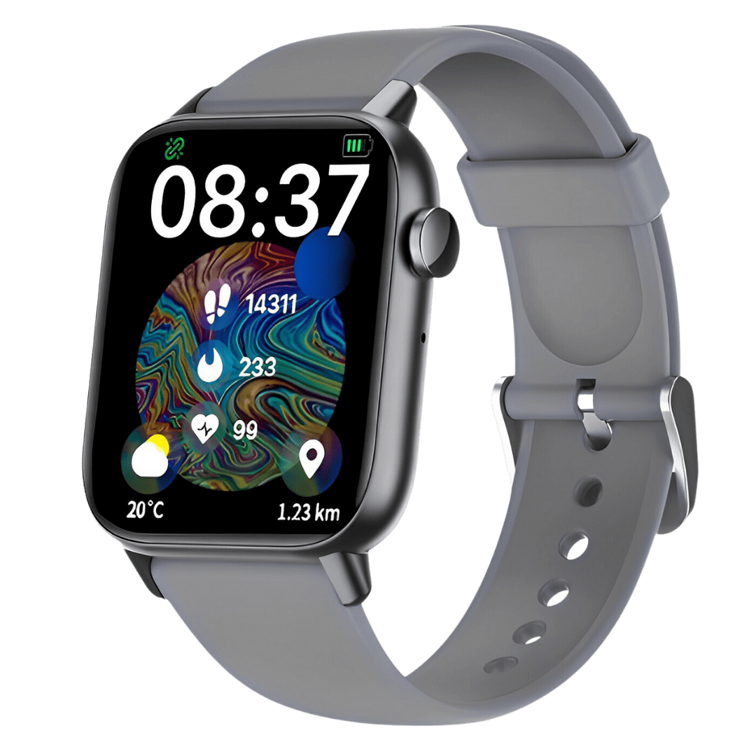 Luxeraum.de Fitness Smartwatch Grau Gard Pro Health Smartwatch - Smartwatch für Damen & Herren – Touch Display