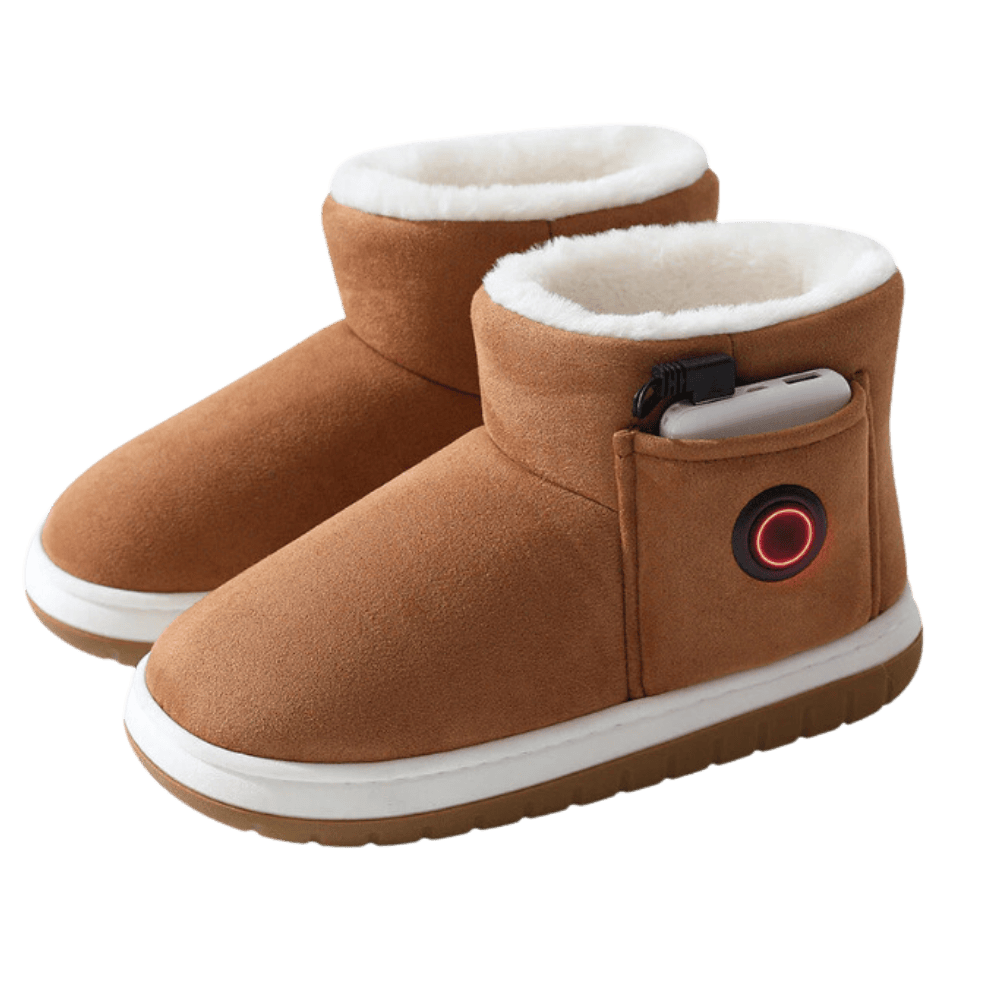 Luxeraum.de Shoes Kaffee / 36-37 Graphene beheizte Baumwollschuhe