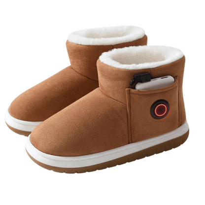 Luxeraum.de Shoes Kaffee / 36-37 Graphene beheizte Baumwollschuhe